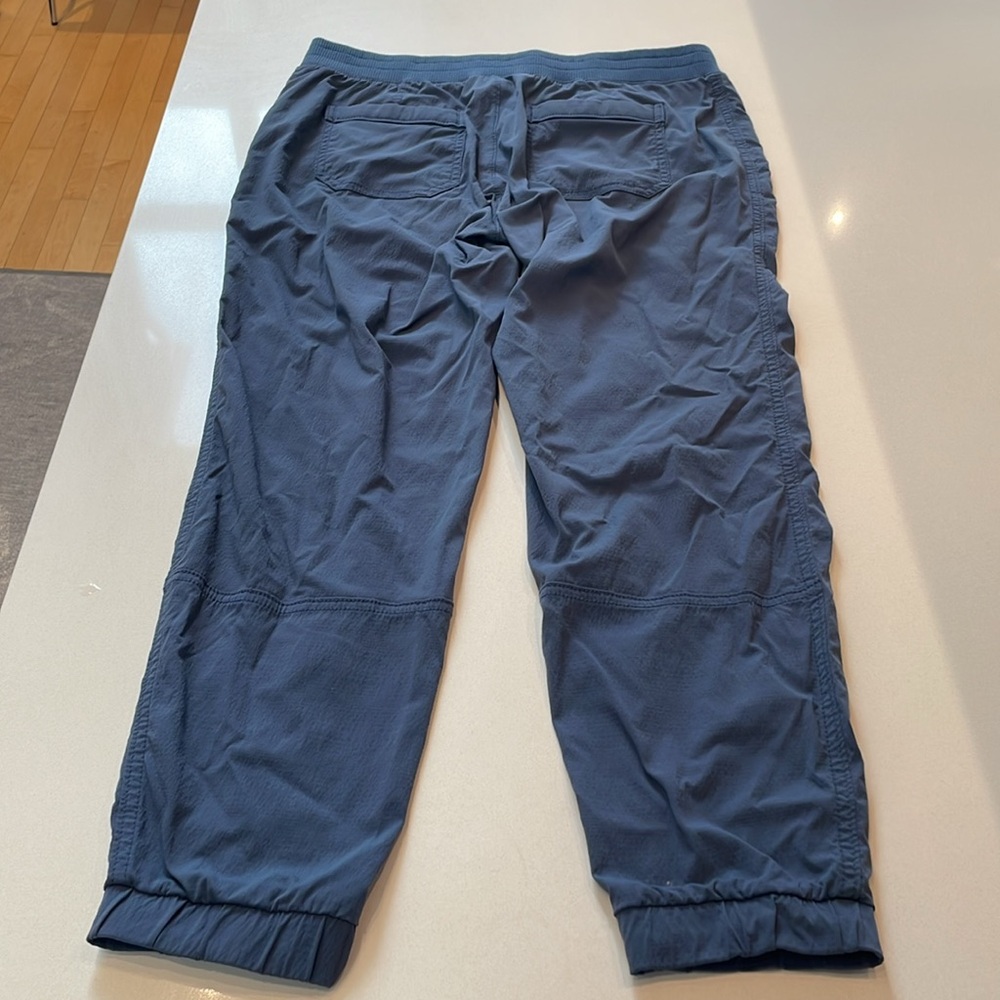 Athleta Trekkie Zipper Slant Pocked Cropped Jogger Pants, Size 10 - Picture 4 of 10